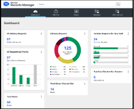 screenshot of iManage Records Manager
